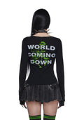 World Coming Down Long Sleeve Top