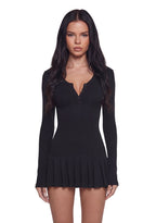 Class Dismissed Mini Dress – Black