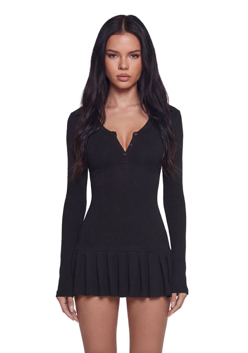 Class Dismissed Mini Dress – Black