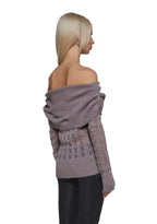 Flirty Tease Off The Shoulder Sweater