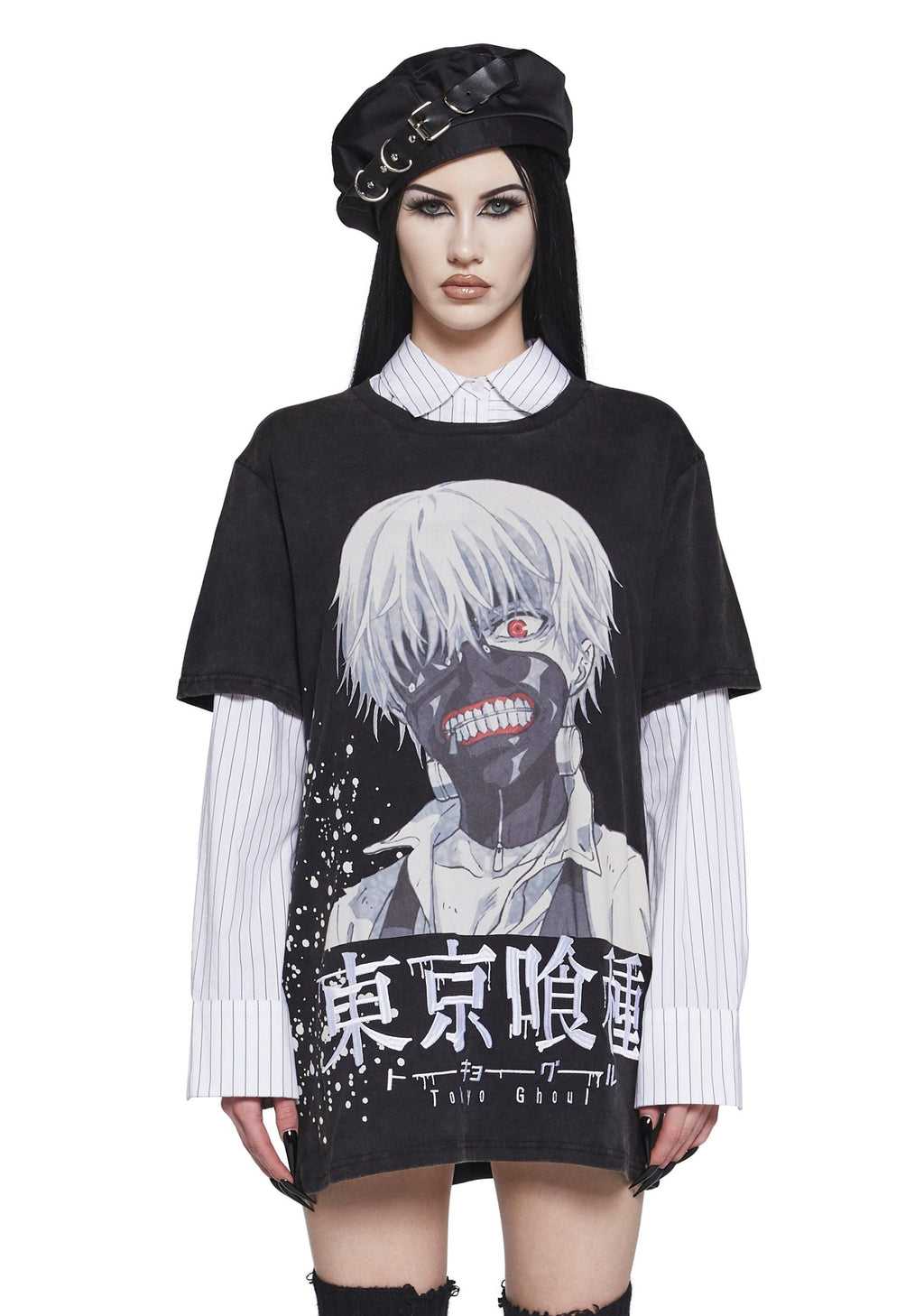 Ken Kaneki Oversized Graphic Tee