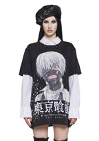 Ken Kaneki Oversized Graphic Tee
