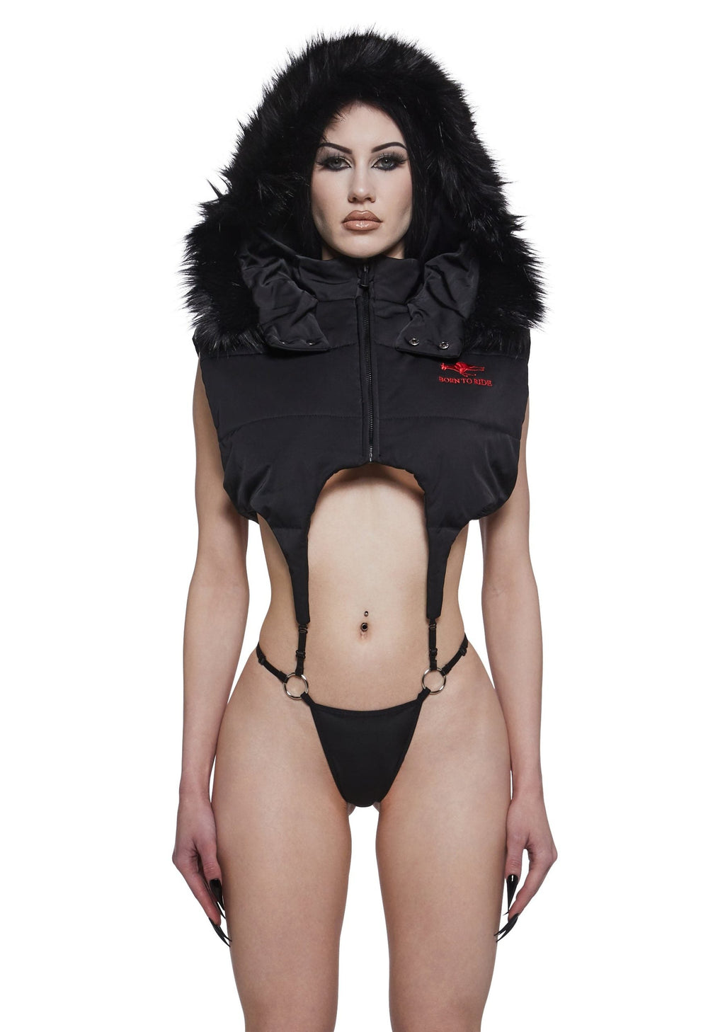 Born To Ride Puffer Vest