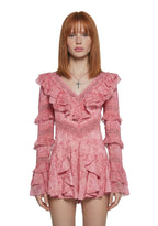 Dusk Dancer Lace Romper