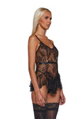 Midnight Kiss Lace Babydoll