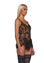 Midnight Kiss Lace Babydoll