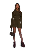 Cafe Reverie Mini Dress – Green