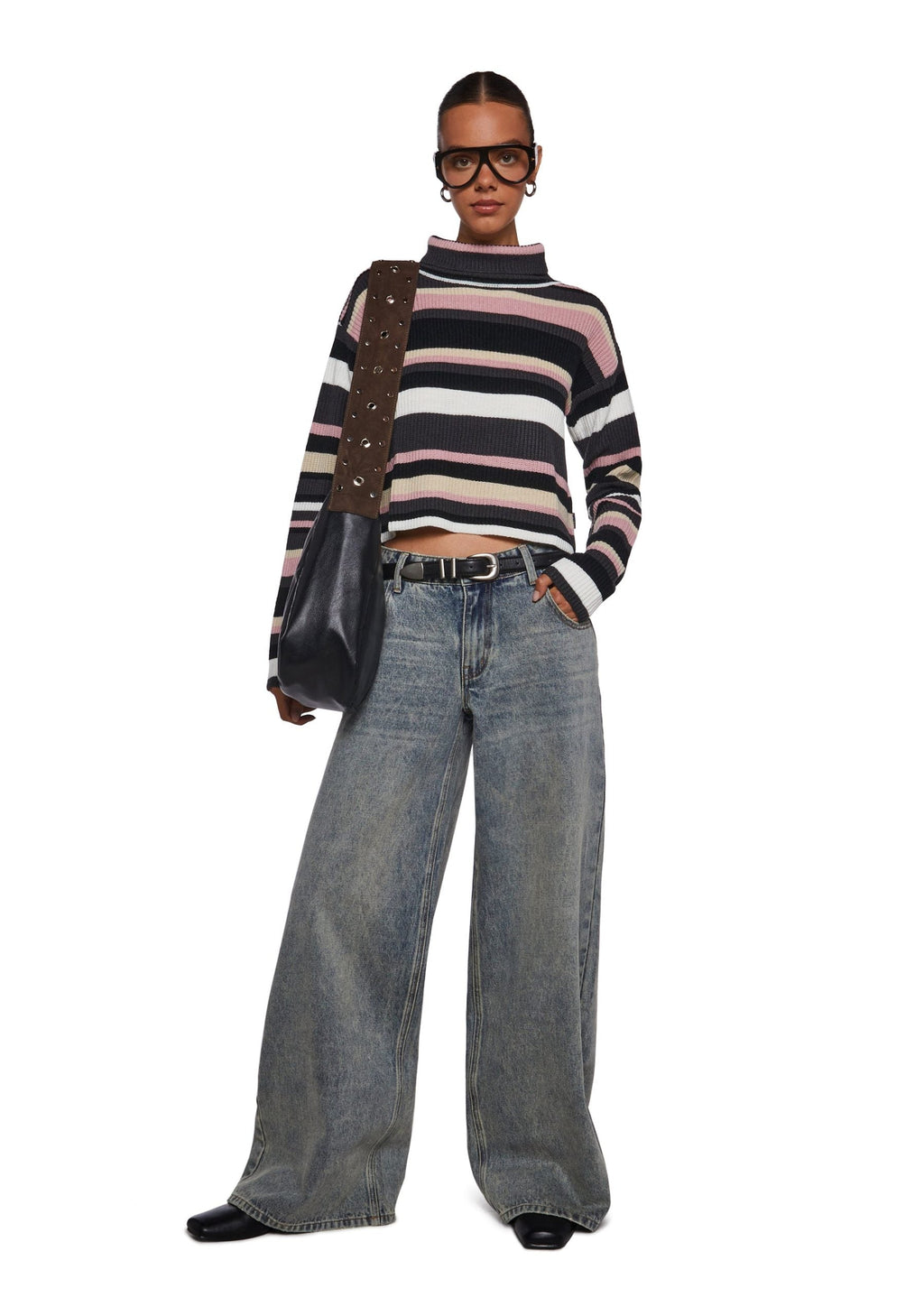 Cool Breeze Turtleneck Sweater – Pink