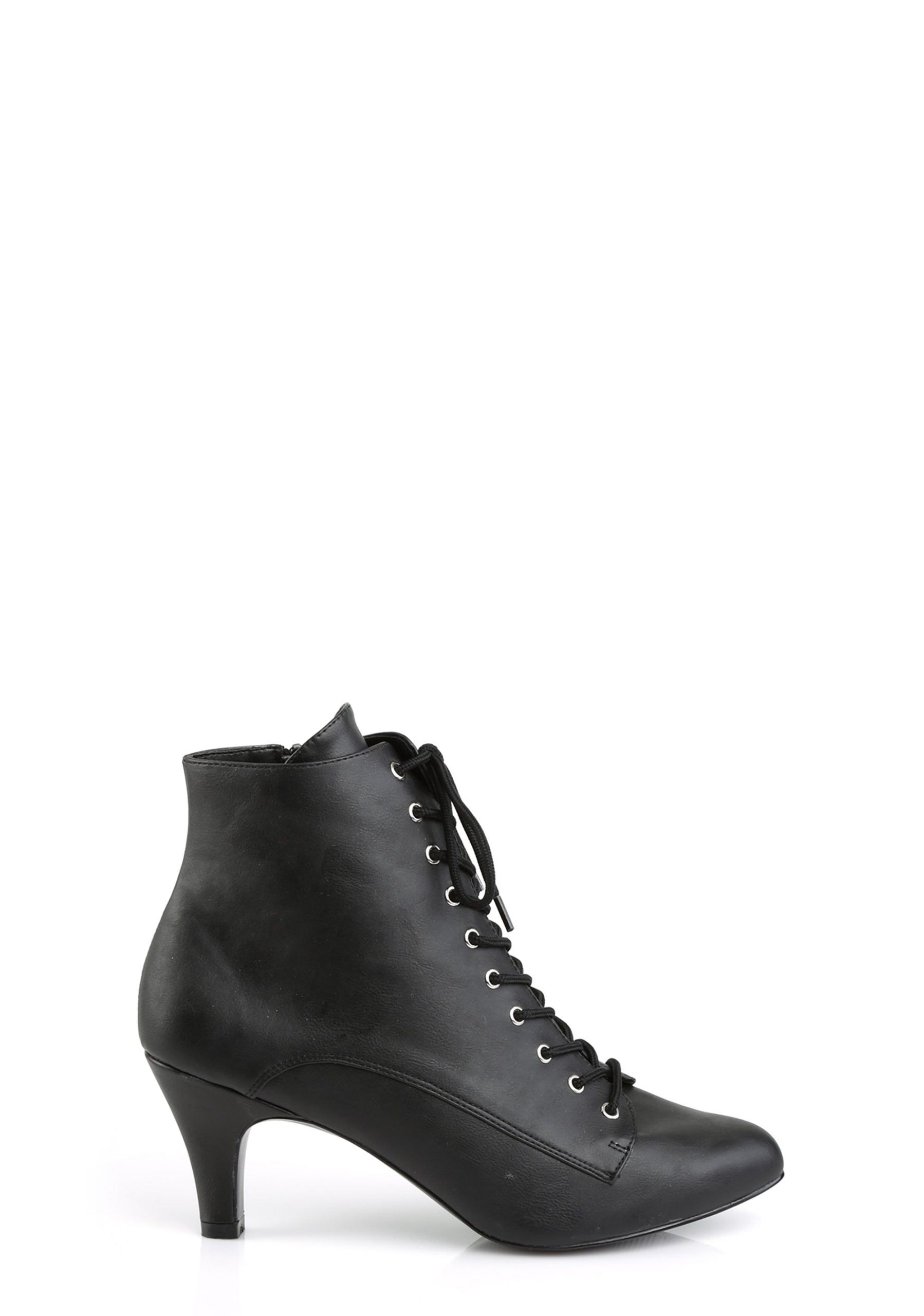 Divine-1020 Ankle Boot-Black PU