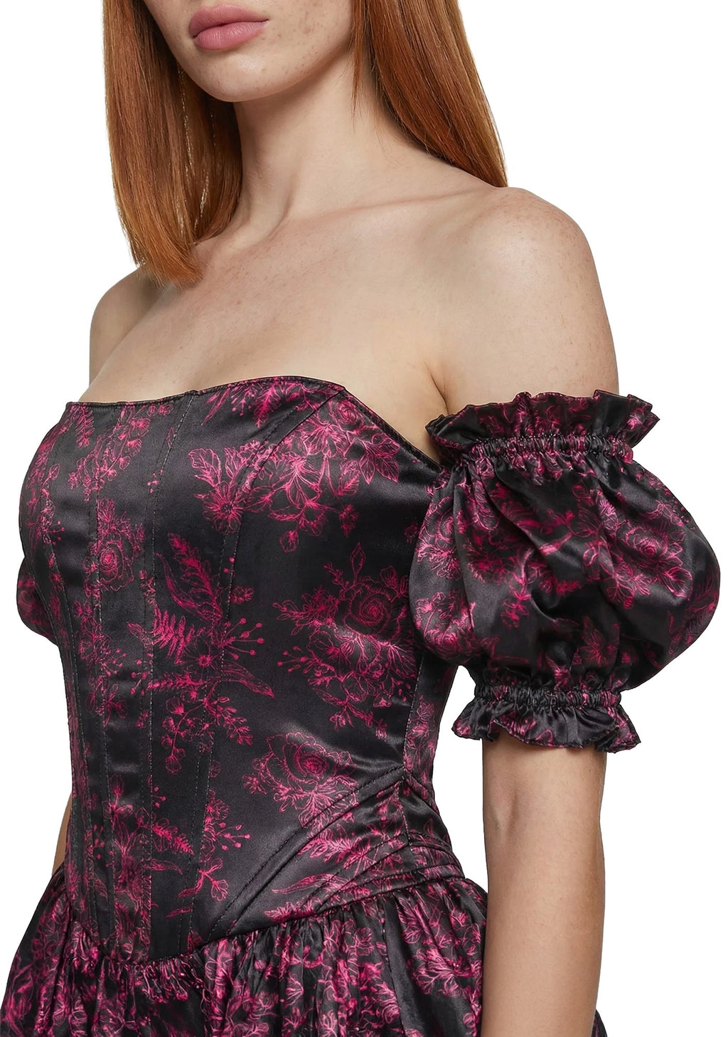 Holding Court Corset Dress – Black