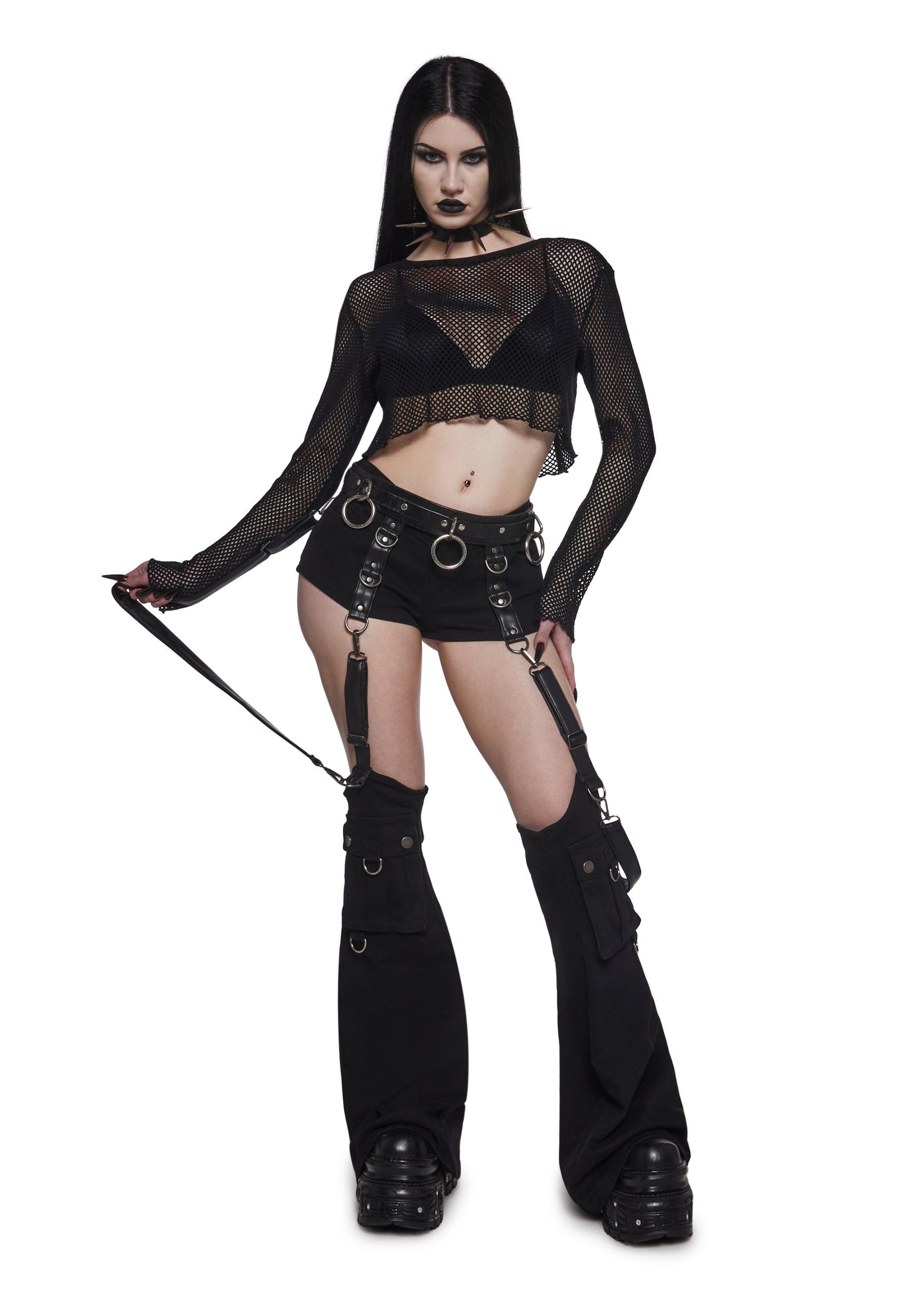 Bring The Darkness Shorts With Removable Chaps