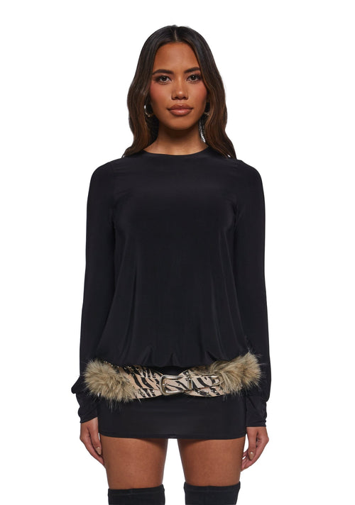 Class Clique Long Sleeve Dress – Black