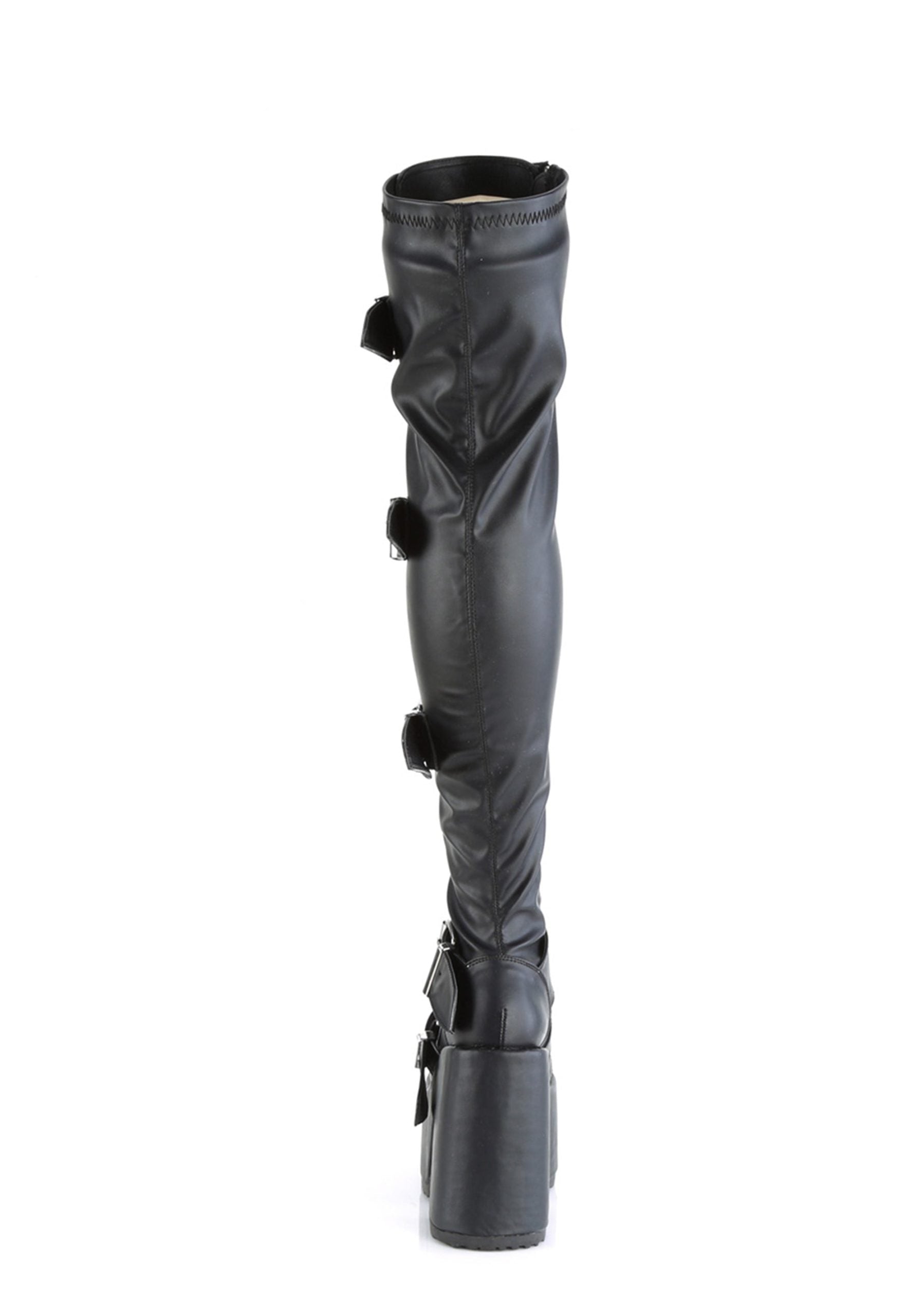 Camel-305 Platfform Thigh High Boots