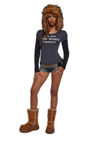 Personal Growth Twofer Long Sleeve Top