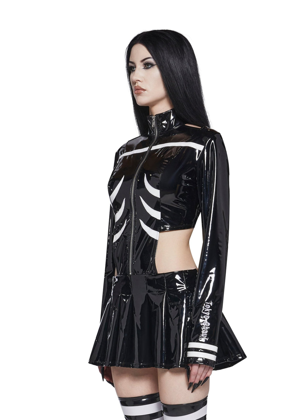 Kaneki Cosplay Mini Dress And Legwarmer Set
