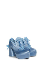 Bisou Baby Platform Heels – Blue