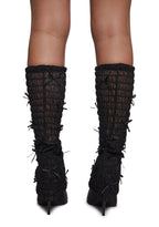 Just Like Me Leg Warmer Pumps