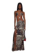 Dance Pulse Maxi Dress – Leopard