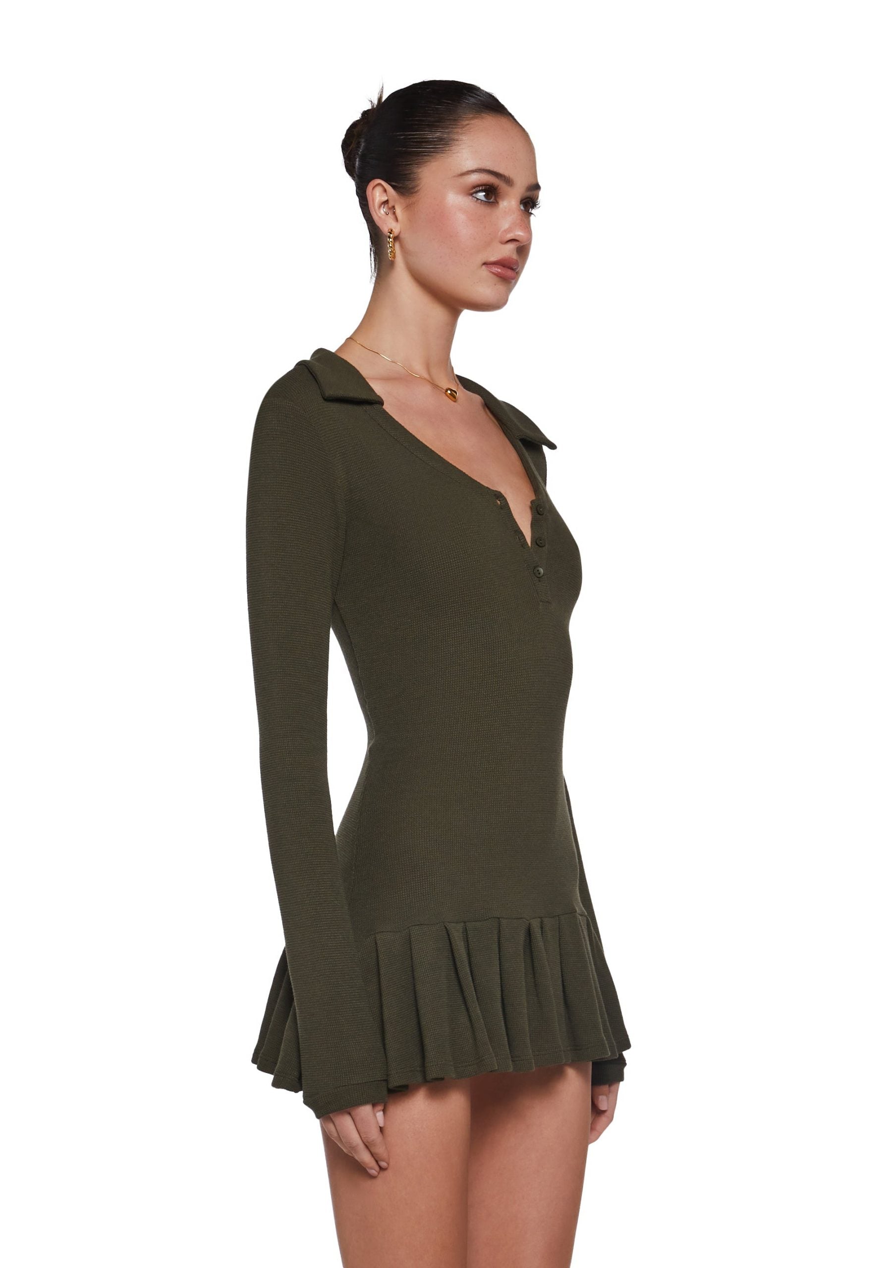 Class Dismissed Mini Dress – Green