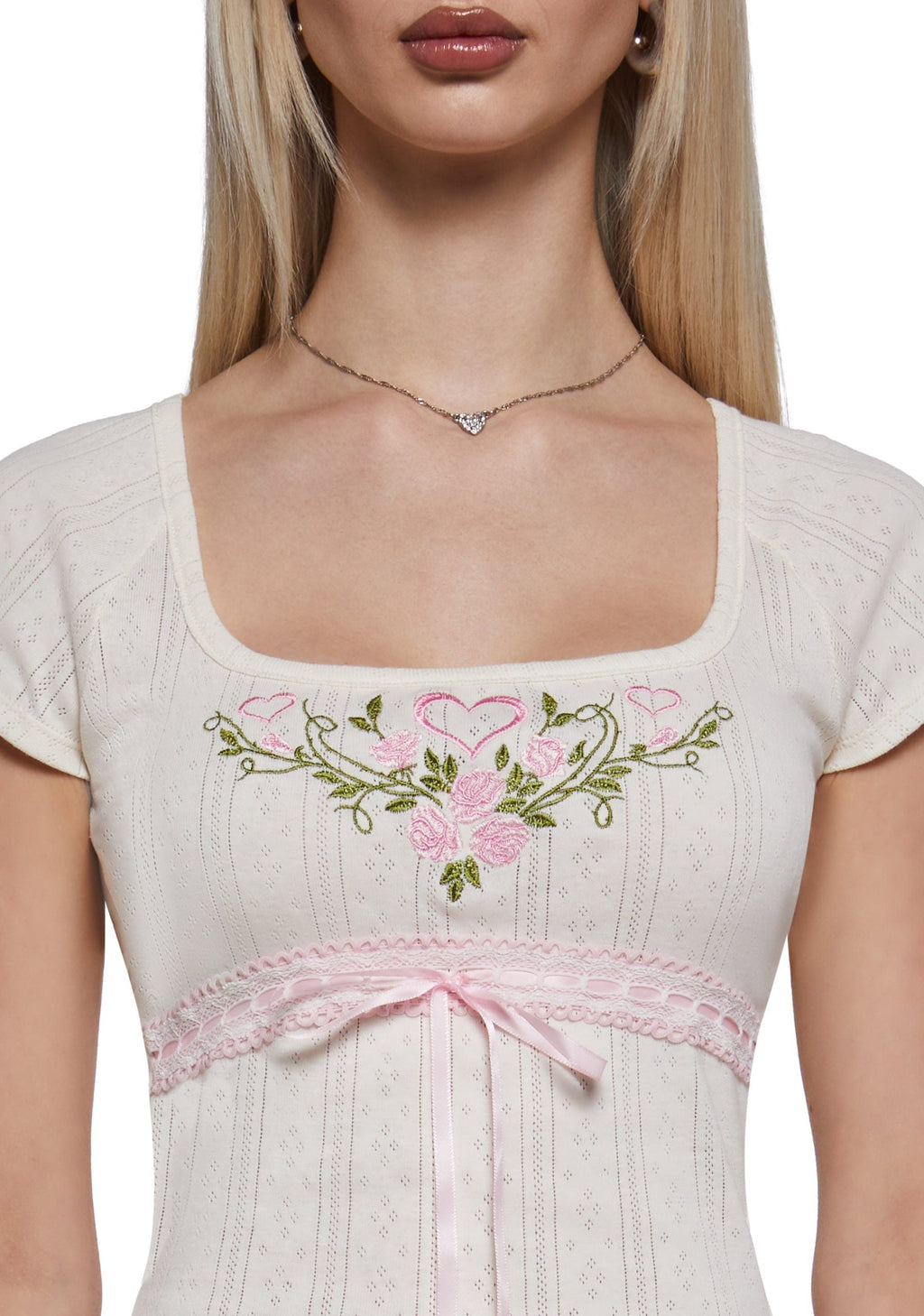 Smitten Embroidered Top