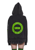 Black No.1 Washed Hoodie