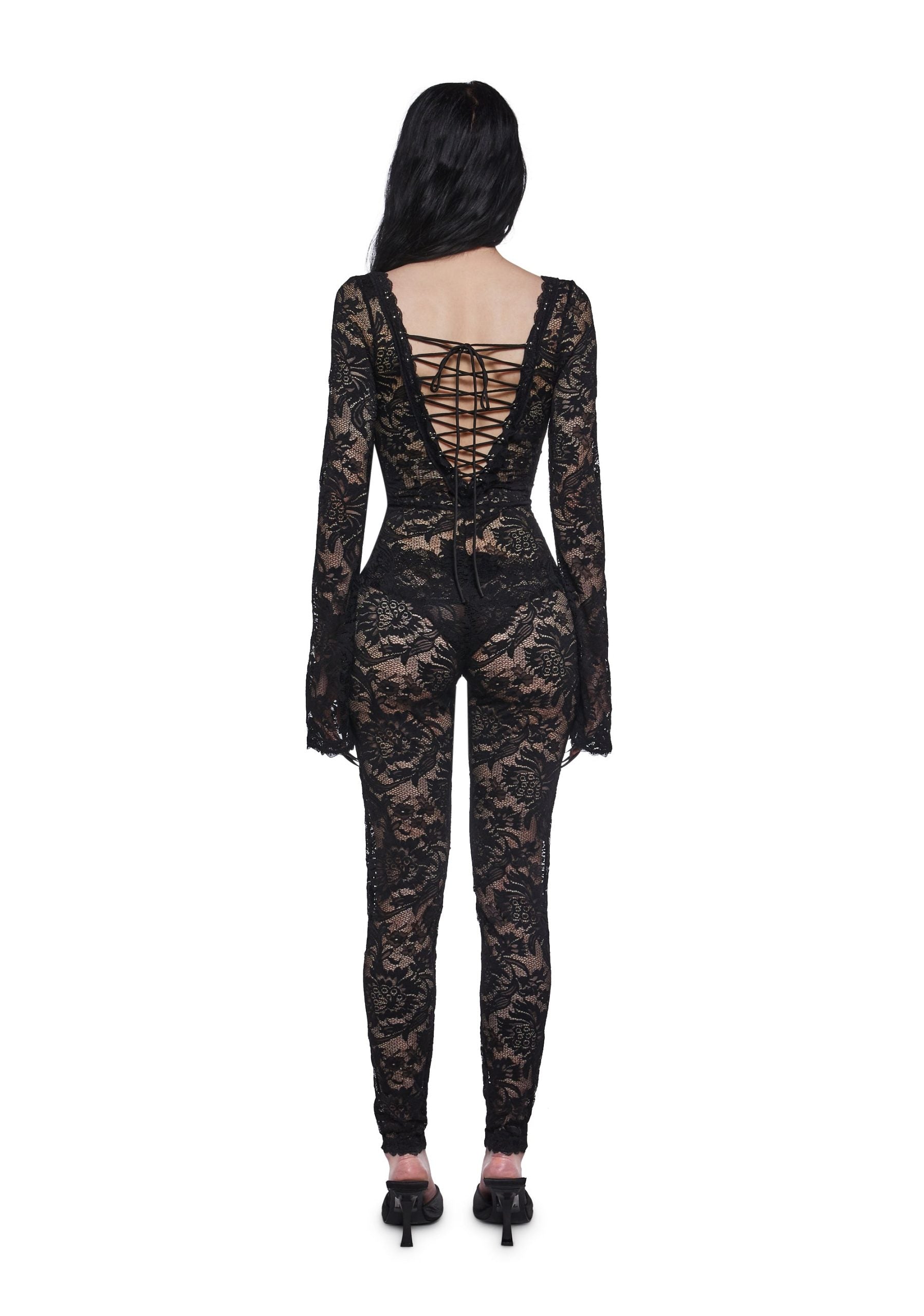 Floral Lace Catsuit