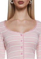 Wish List Striped Cardigan