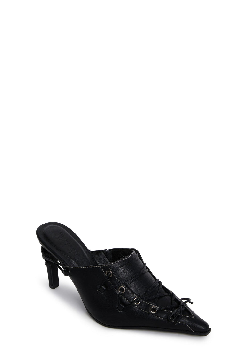 Flirty Advice Lace-Up Mules