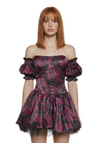 Holding Court Corset Dress – Black