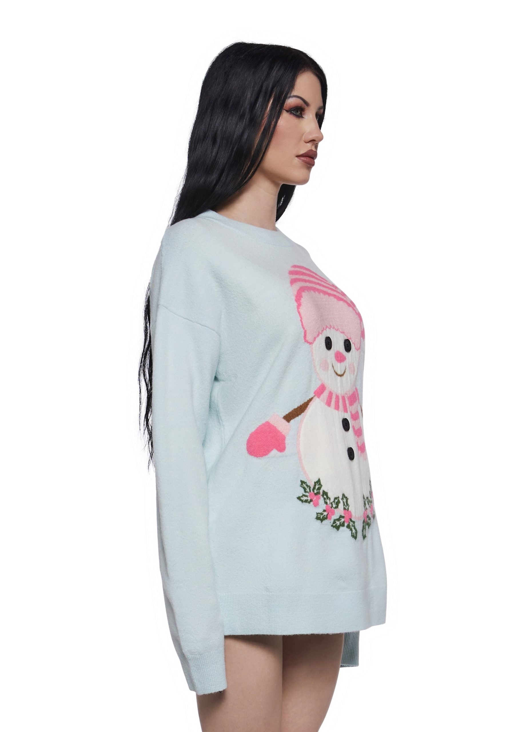 Frosty Dreams Intarsia Sweater
