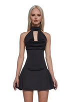 Fearless Love Halter Dress – Black
