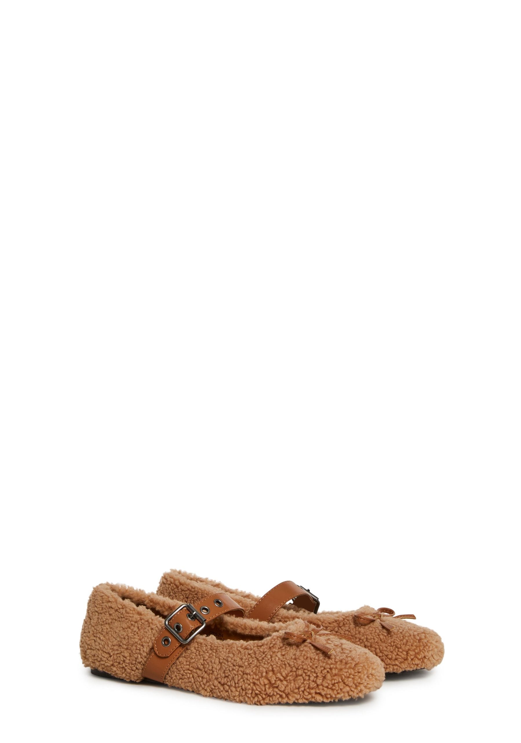 Cuddle Society Faux Fur Flats