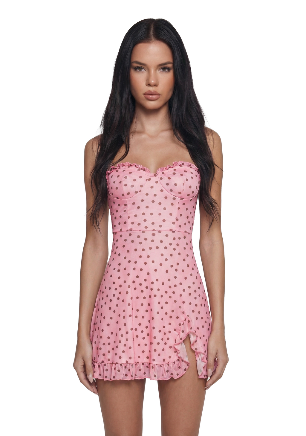 Glossy Vibes Mini Dress