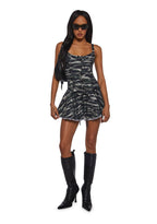 Little Miss Attitude Mini Dress – Camo
