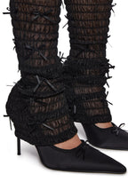 Just Like Me Leg Warmer Pumps