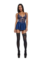 Paradise Dream Lingerie Set – Blue