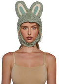 Little Monster Costume Hood – Green