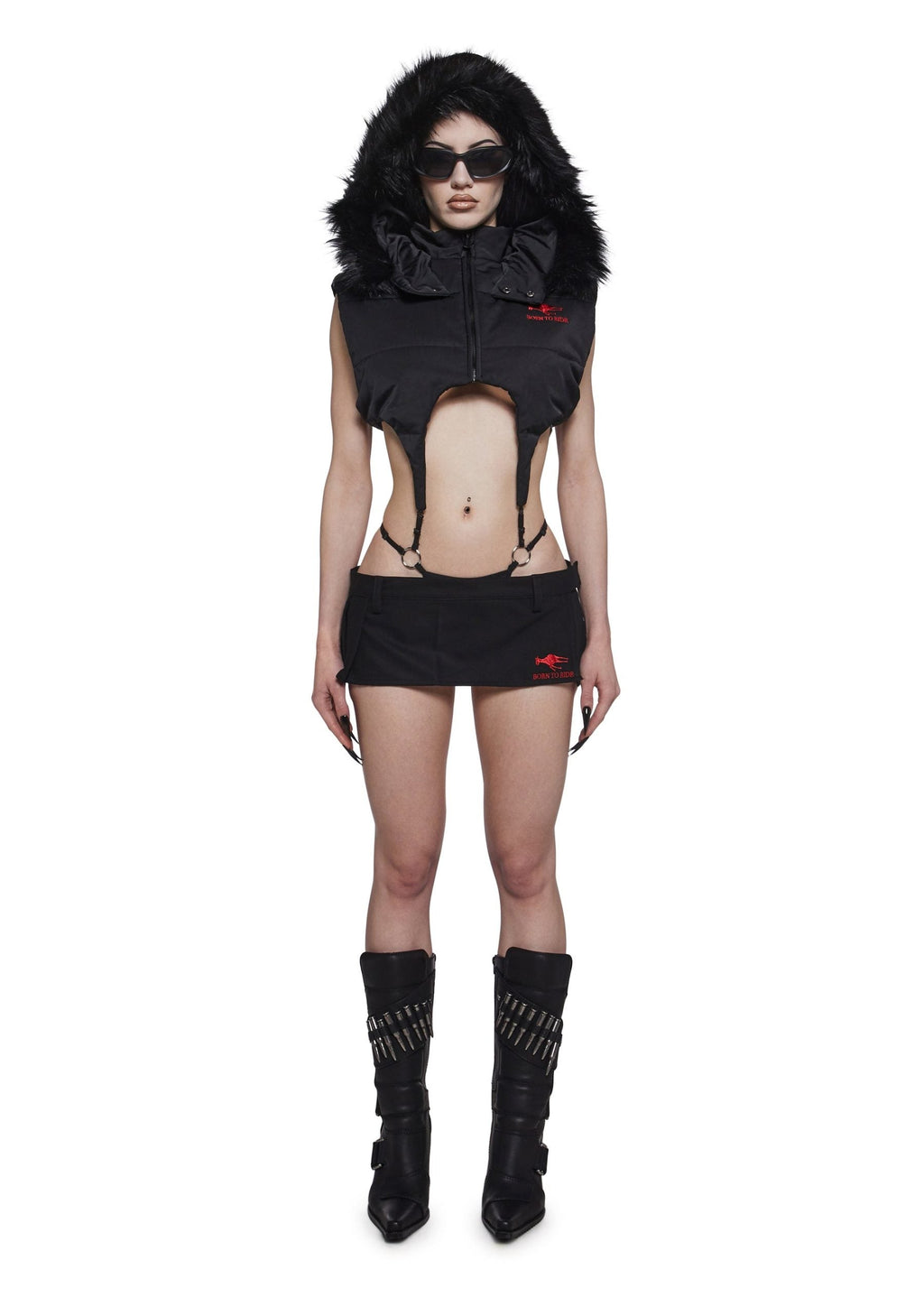 Born To Ride Puffer Vest