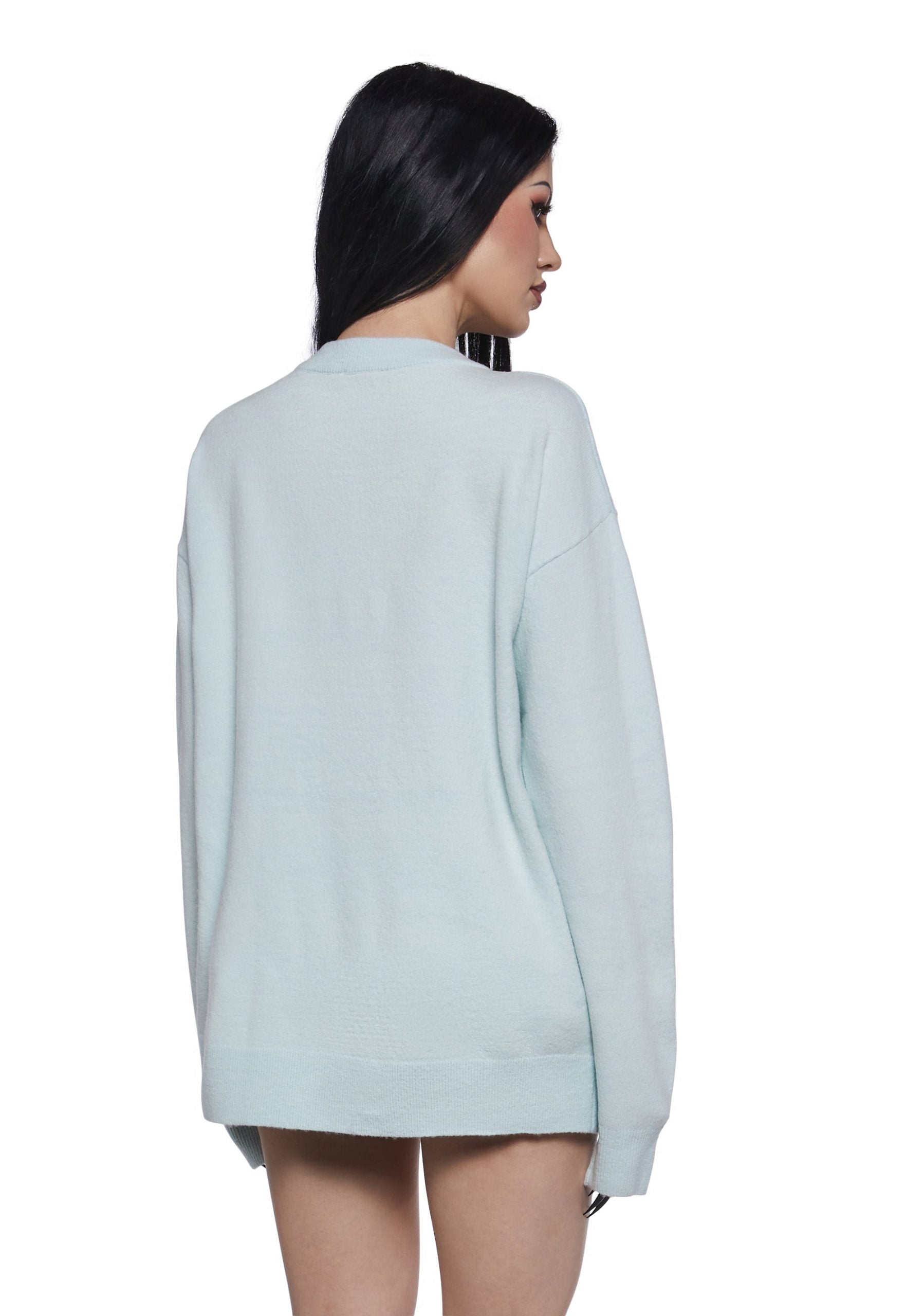 Frosty Dreams Intarsia Sweater