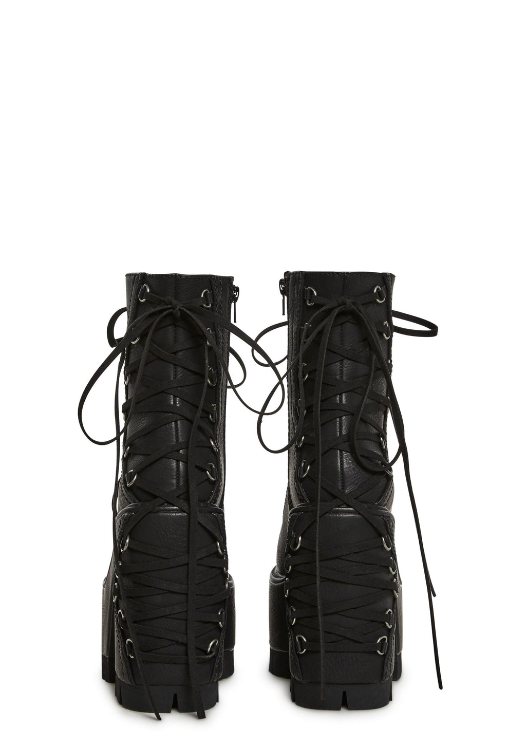 Woodland Lucid Dream Corset Boots – Black