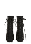 Woodland Lucid Dream Corset Boots – Black