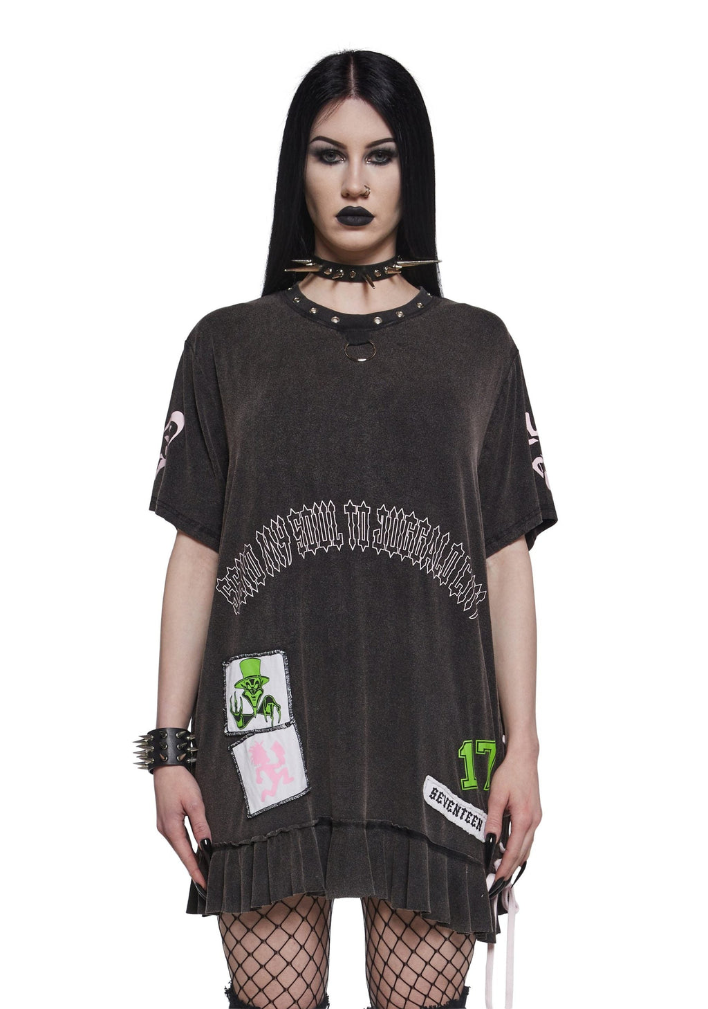 Send My Soul Washed Tee Dress