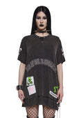Send My Soul Washed Tee Dress