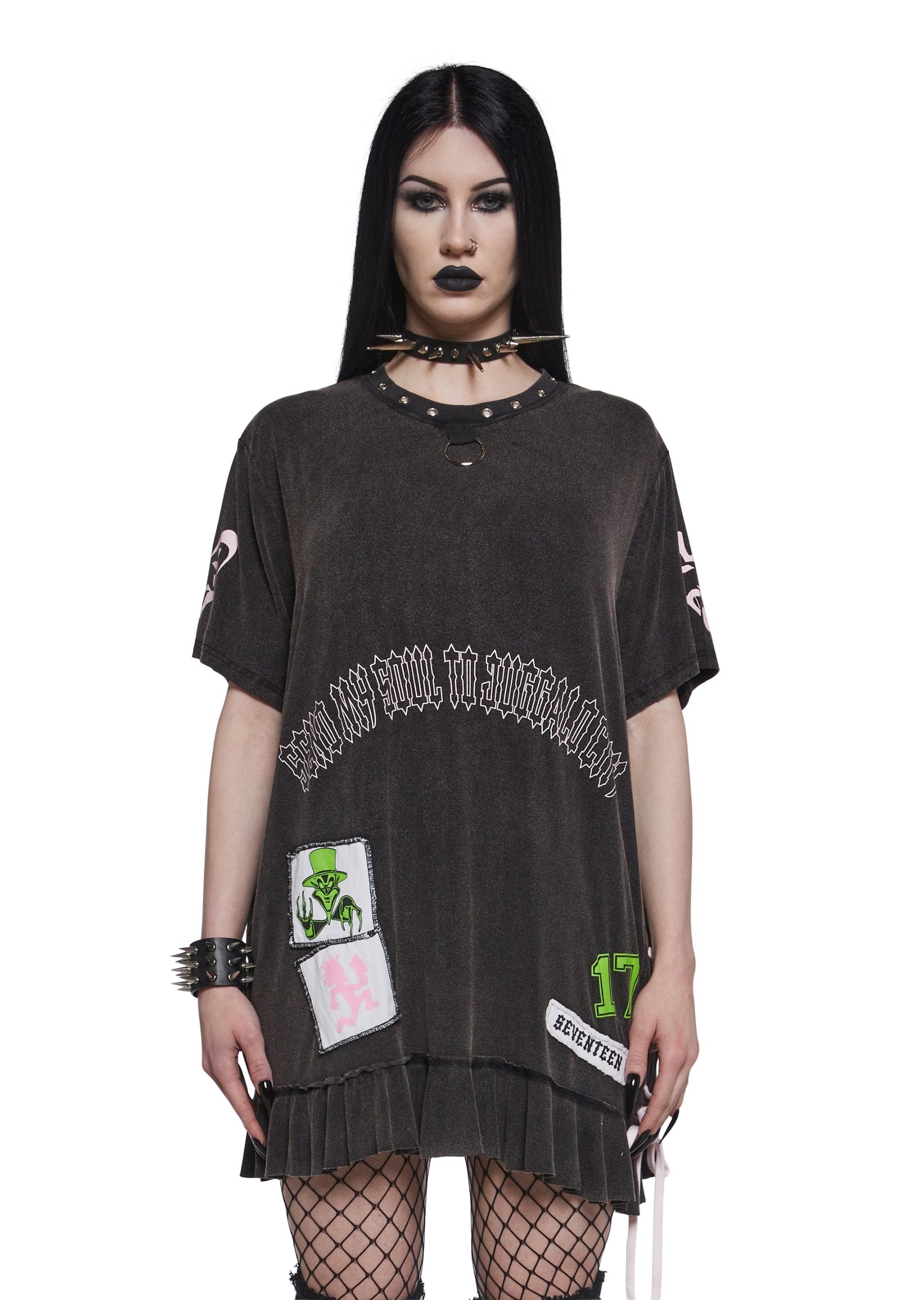 Send My Soul Washed Tee Dress