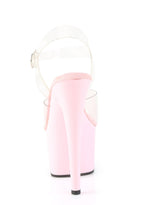 Adore-708 Platform Ankle Strap Sandals-Baby Pink