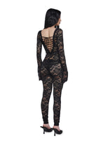 Floral Lace Catsuit