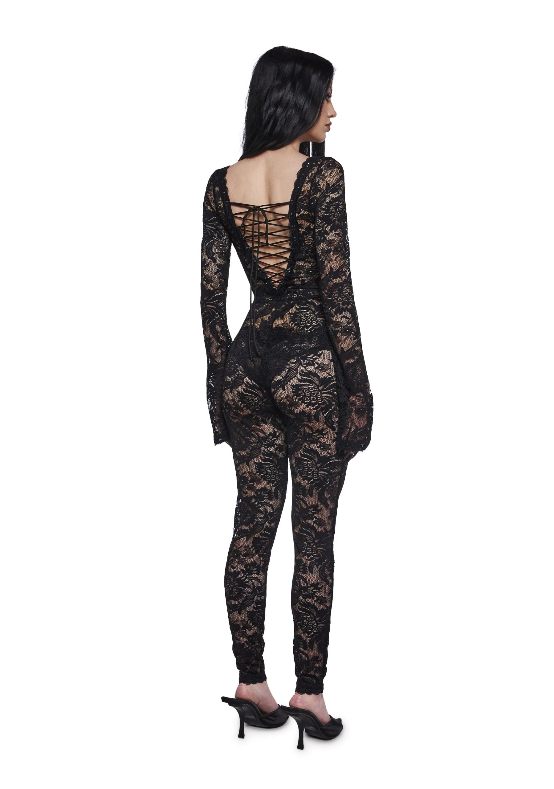 Floral Lace Catsuit