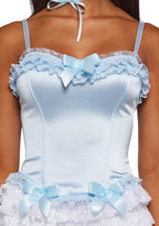 Romantic Age Corset Top – Blue