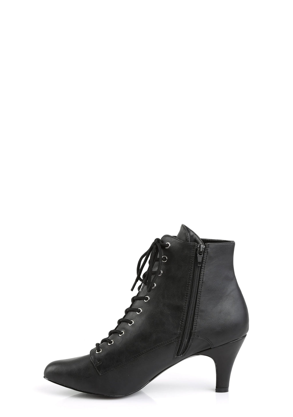 Divine-1020 Ankle Boot-Black PU
