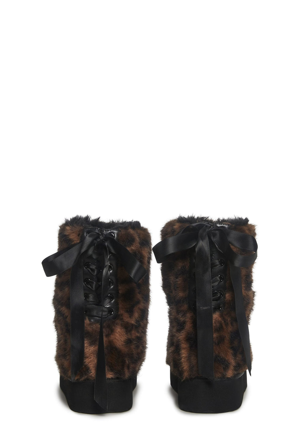 Leopard Faux Fur Booties